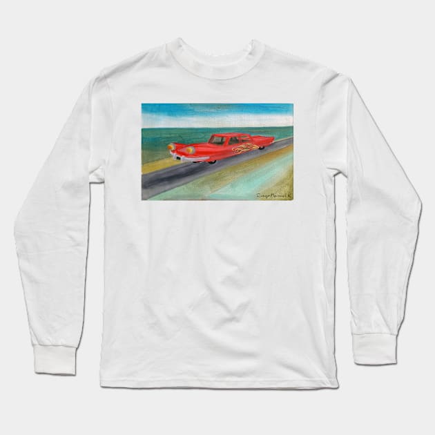 Pink cadillac Long Sleeve T-Shirt by diegomanuel